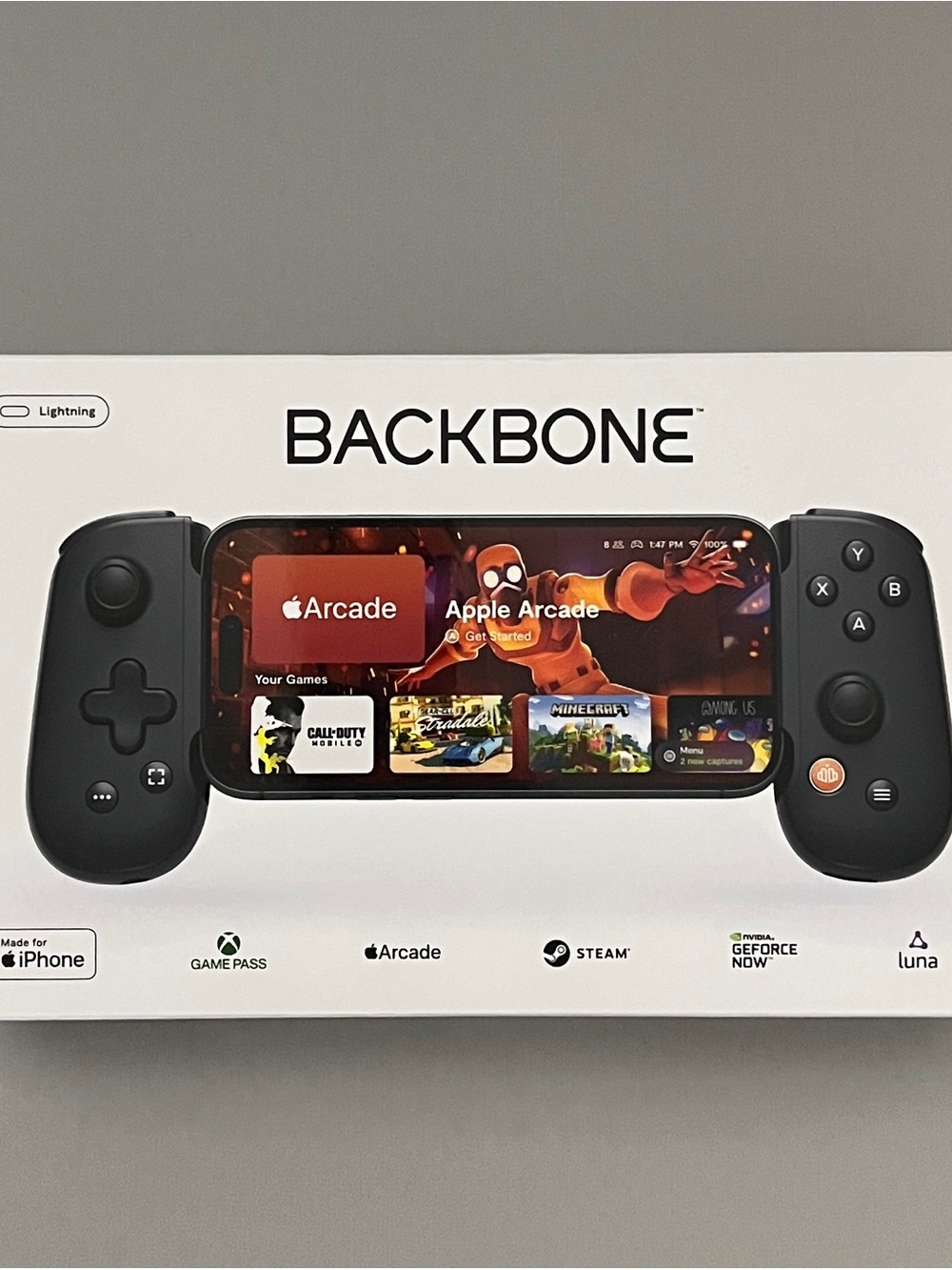 Backbone One - Apple Edition Mobile Gaming Controller for
Lightning Generation 1